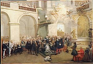 La Remise De L'ordre Du Saint Esprit — Nicolas Lancret
