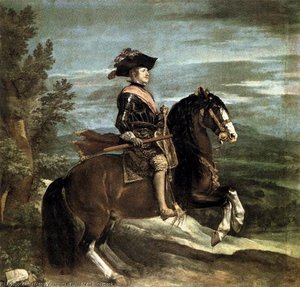Felipe Iv På Hästryggen — Diego Rodríguez De Silva Y Velázquez