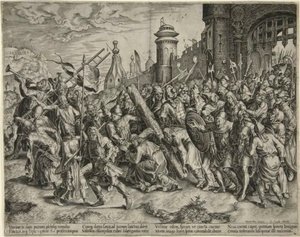 Christ Led To The Crucifixion. — Cornelis Cort