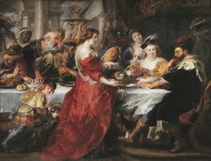 The Feast Of Herod — Workshop Of Peter Paul Rubens