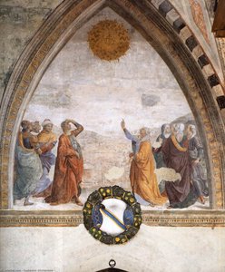 Begegnung Des Augustus Und Der Sibylle — Domenico Ghirlandaio