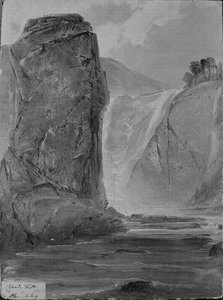 La Cascade De Alten Talvig - La Cascata Di Alten Talvig — Peder Balke