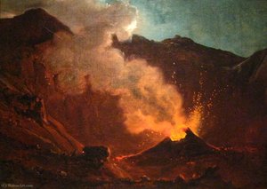 Eruption Of Vesuvius — Franz Ludwig Catel
