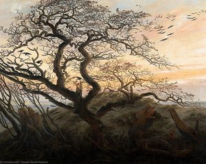 El Árbol De Los Cuervos — Caspar David Friedrich