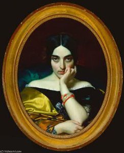 Portrait De Madame Alphonse Karr — Henri Lehmann