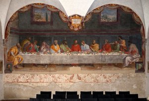 Last Supper (carmine, Florence) — Alessandro Allori