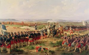 French Bataille De Fontenoy Lord Charles Hay Et Comte D'enteroches Messieurs Les Anglais Tirez Les Premiers The Battle Of Fontenoy, 1745 The French And The Allies Confronting Each Other — Henri Félix Emmanuel Philippoteaux