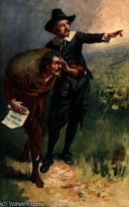 Evangelist Points The Way — Harold Copping