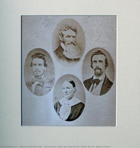 John Brown, Mary Ann Day Brown, Oliver Brown, Watson Brown — Edward Twitchell Hall