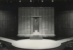 The Oresteia - Photograph Of Set - Watchman Doors Open — Jocelyn Herbert Lousada