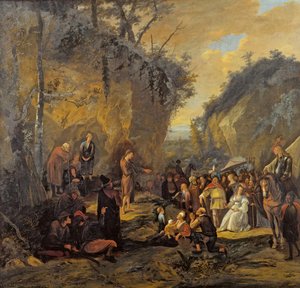 Juan El Bautista Predicando — Jan Havickszoon Steen