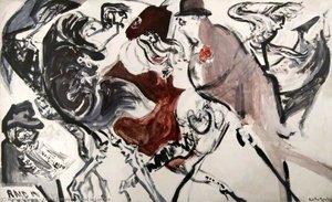 Raid In London — Feliks Topolski