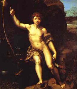 Il Giovane Battista Nel Deserto — Raffaello