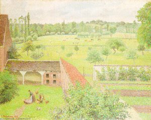View From My Window, Eragny — Camille Pissarro