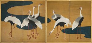 Cranes — Suzuki Kiitsu