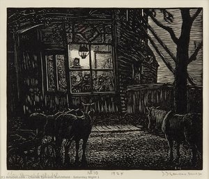 Saturday Night 1 — Charles Burchfield
