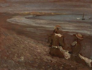 Girls On Walberswick Beach — Philip Wilson Steer