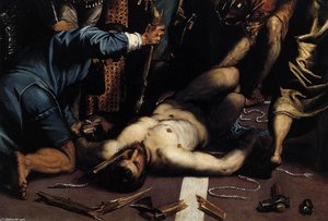 The Miracle Of St Mark Freeing The Slave (detail) — Jacopo Tintoretto