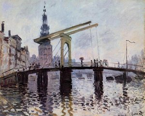 The Bridge, Amsterdam — Claude Monet