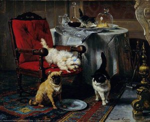 A Bit Of Cheese — Henriette Ronner Knip