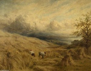 A Cornfield In Surrey — John Linnell