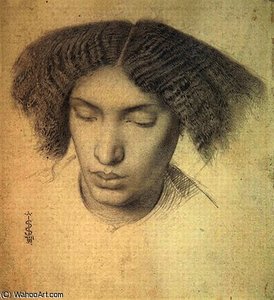 Portrait Of Mrs Fanny — Simeon Solomon