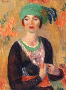 Girl In Green Turban — William James Glackens