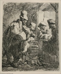 I Musicisti Viandanti — Rembrandt Van Rijn