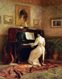 Girl At The Piano (also Known As The Piano) — Teodoras Klemenso Stilis