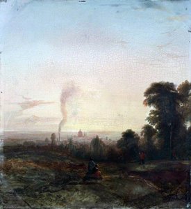 Morning London From Highgate — Alfred Clint