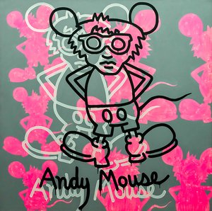 Andy Mouse — Keith Haring