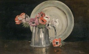 Anemones And Pewter — Horace Copson