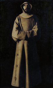 Saint Francis Of Assisi According To Pope Nicholas V's Vision — Francisco De Zurbarán