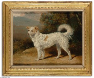 A Spaniel In A Landscape — Abraham Cooper