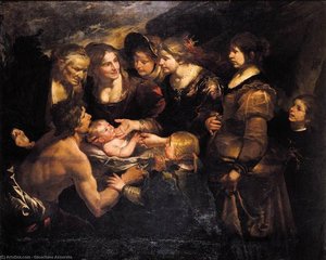 The Finding Of Moses — Gioacchino Assereto