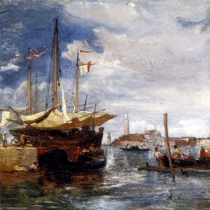 San Giorgio Maggiore From The Lagoon Venice — James Holland