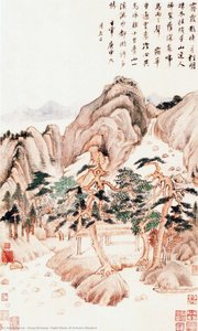 Eight Views Of Autumn Moods-6 — Dong Qichang