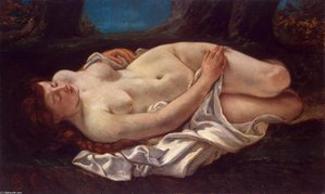 Reclining Woman — Gustave Courbet