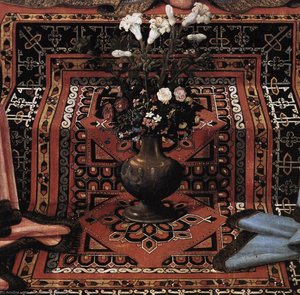 Madonna And Child Enthroned With Saints (detail) — Domeniko Đirlandajo