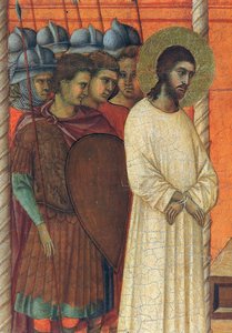 Cristo Davanti A Pilato — Duccio Di Buoninsegna