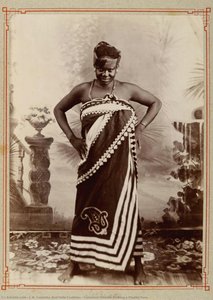 Comorian Woman Striking A Playful Pose — J. B. Coutinho And Felix Coutinho