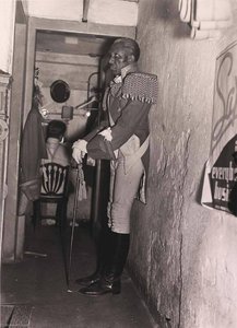 Backstage, Wpa Theater Project, Haiti The Story Of Pierre Dominique Toussaint L'ouverture, Lafayette Theater, Harlem, From The Photo League Feature Group Project Harlem Document — Aaron Siskind
