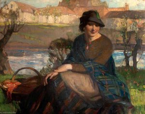 Woman With Basket — Robert Hope