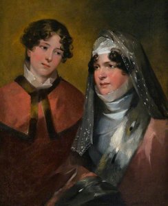 Mrs Brown Of Newhall, Penicuik, And Her Daughter — Sir John Watson Gordon