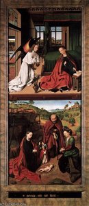 Annunciation And Nativity — Petrus Christus