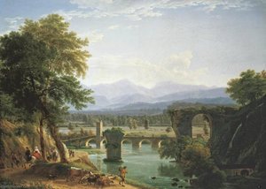 The Augustan Bridge — Joseph Pierre Xavier Bidauld