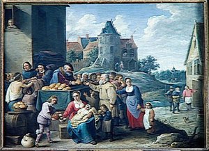 Les Sept Oeuvres De Misericorde — David Teniers Młodszy