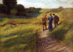 Road To Emmaus — Fritz Von Uhde