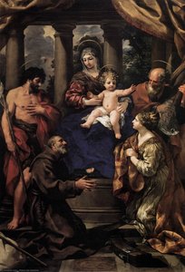 Virgin And Child With Saints — 피에트로 다 코르토나