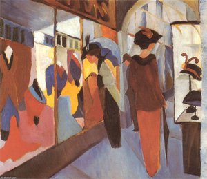 Fashion Shop — August Macke
